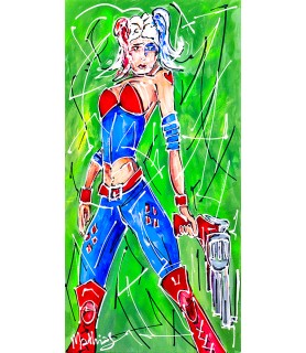 Comics girl Harley Quinn