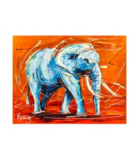 Giclee - Dieren olifant B05...