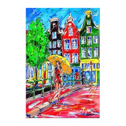 Amsterdam Rainy day Print...