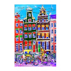 Straat van Amsterdam Print...