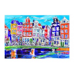 Canal of Amsterdam Print of...